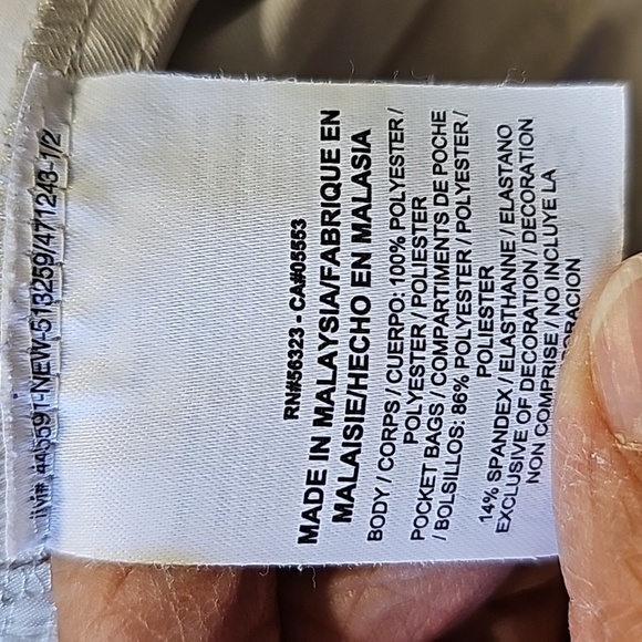 Off White Straight Leg Capri Pants for Effortless Style - Picture 13 of 15